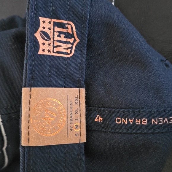 Men's Seattle Seahawks '47 College Navy Franchise Fitted Hat - Picture 6 of 9